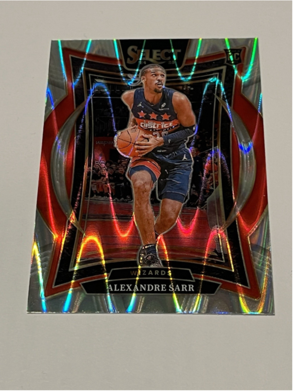 Alexandre Sarr Panini 2024-25 Select Concours Rookie #73 Tectonic Prizm